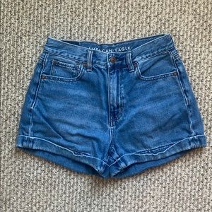 American Eagle Denim Stretch Mom shorts